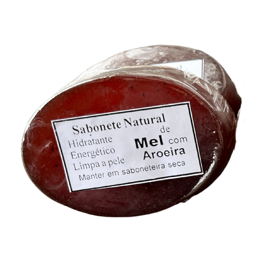 Sabonete Natural de Mel com Aroeira