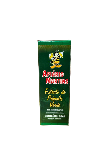 Extrato de Própolis Verde 30ml Apiário Martins